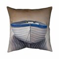 Fondo 20 x 20 in. Canoe Boat-Double Sided Print Indoor Pillow FO2773632